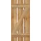 Ekena Millwork Spaced Board-n-Batten Shutters w/Z-Bar, Rough Sawn Western Red Cedar, 17 1/8W x 37H, PR RBS06Z17X037RWR - alternate 4